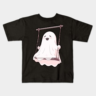 funny ghost Kids T-Shirt